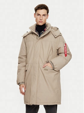 Alpha Industries Parka Męskie brązowy 148124
