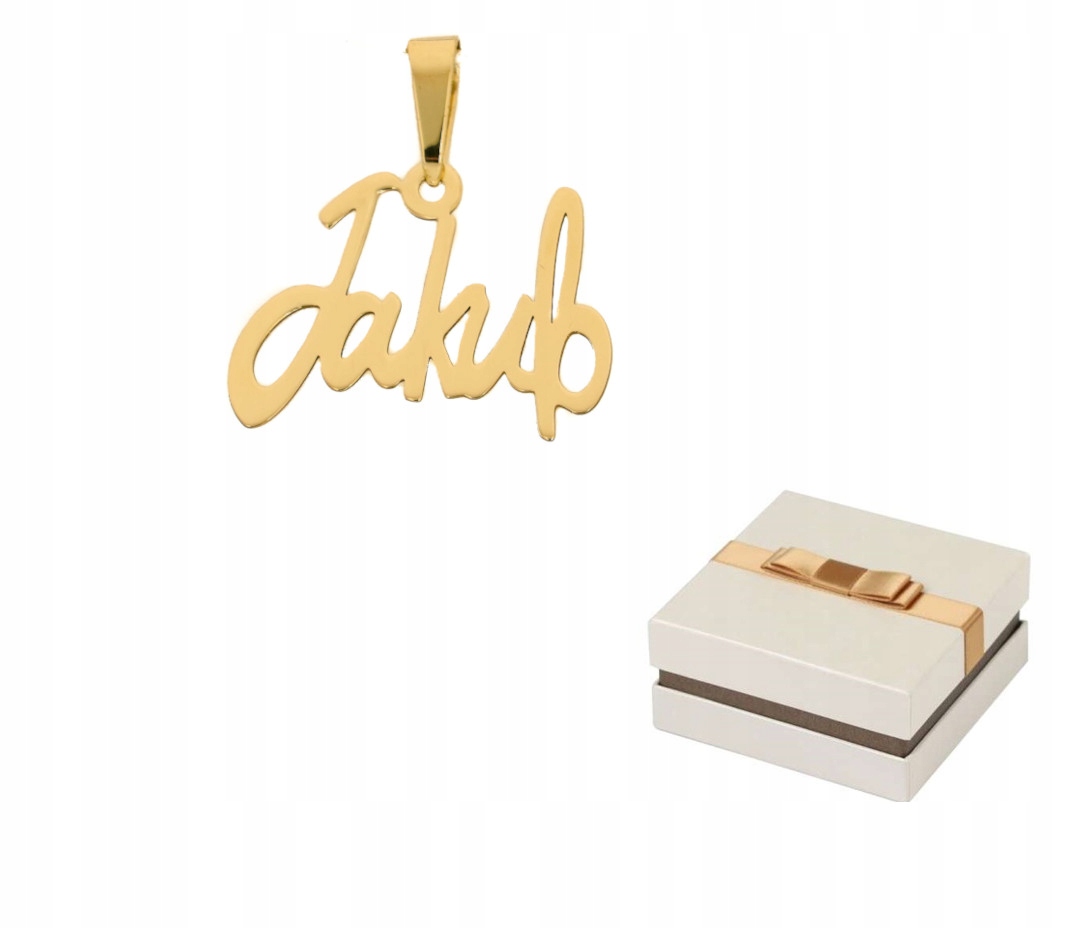 Zlato 585 Přívěsek jméno Jakub Kuba 14 karátů ZZ15