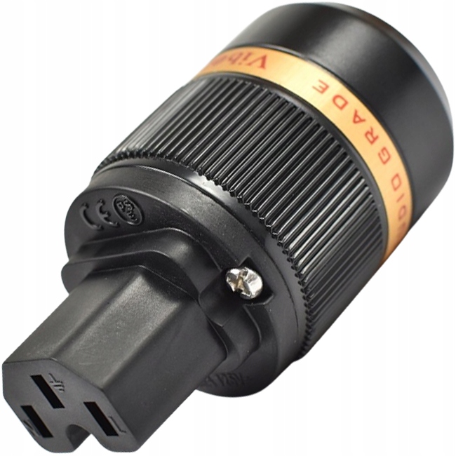 WTYK ZASILAJĄCY IEC C15 RODOWANY VIBORG VF501R