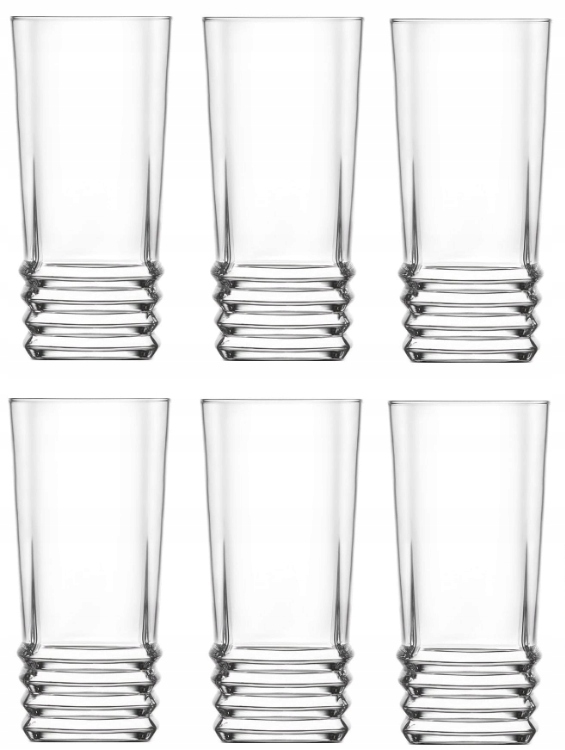 

Komplet 6 szklanek 335 ml Elegan Long drink Lav