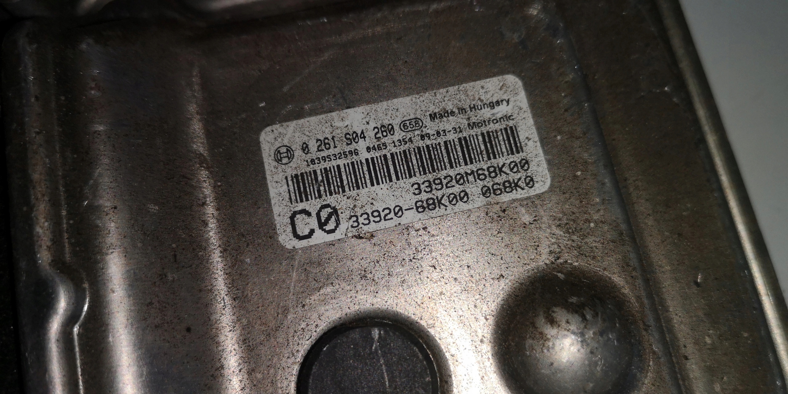 Computer ECU SUZUKI ALTO 0261S04260 33920-68K00