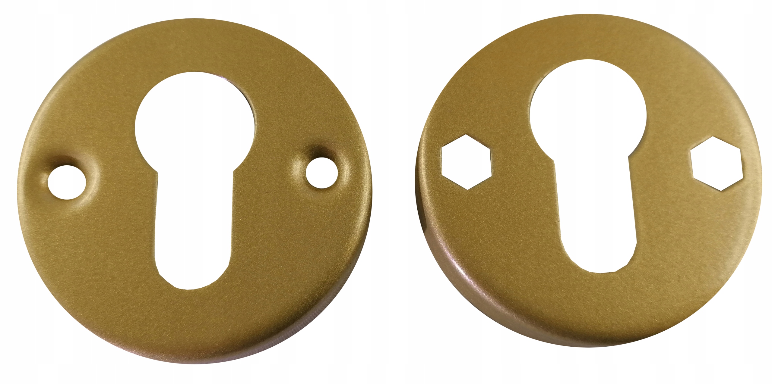 KLAMKA ZŁOTA BISZKOPT OKRĄGŁY ROZETA WKLAD Marka inna