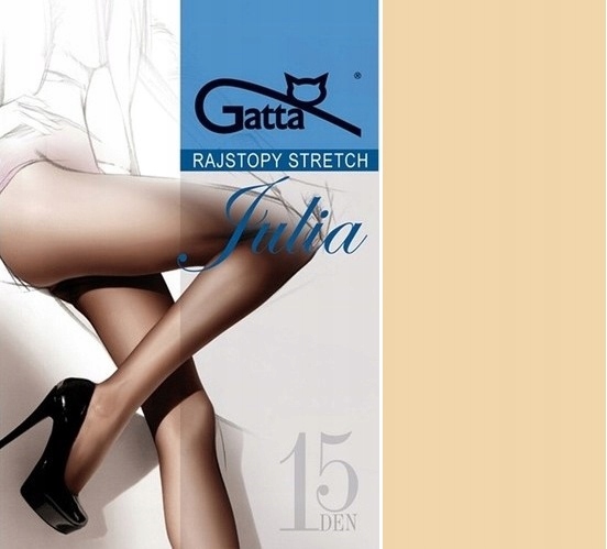 

Gatta Julia 15den rajstopy stretch antilope 4