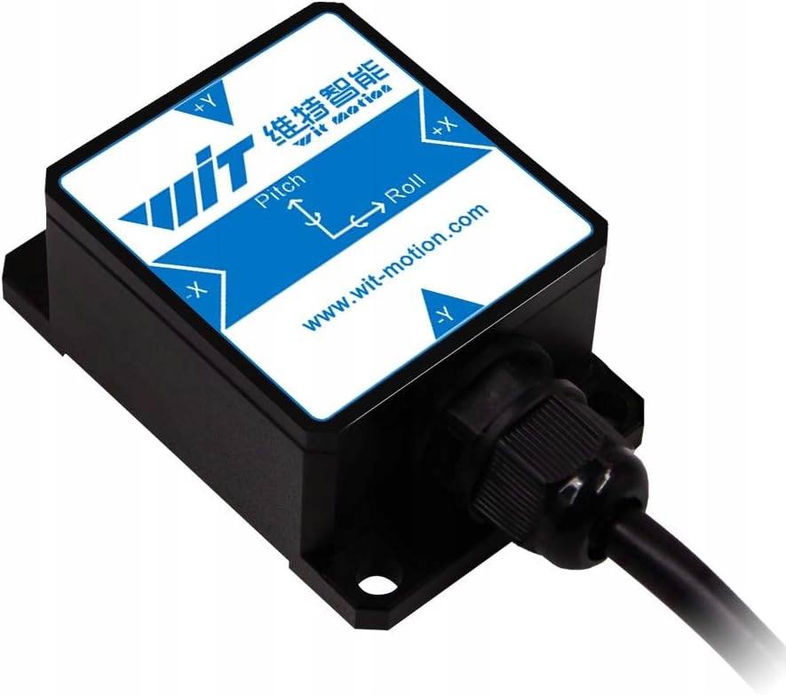 2-osý snímač sklonu RS232 0-5V IP67 inklinometr