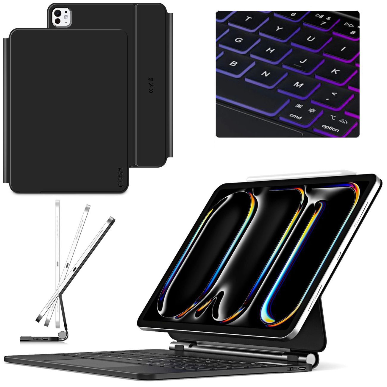 Pouzdro Podsvícená klávesnice Magic Keyboard pro iPad Pro 11 M5 2025 6gen