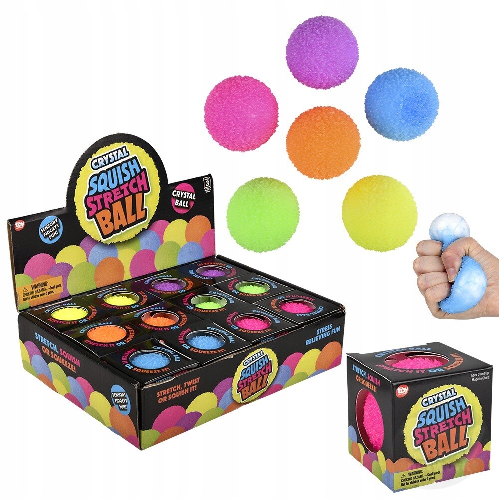 Játék Labdák Stresszoldó Labdák Fényes 6db Tanulási segédeszköz Gyerekeknek