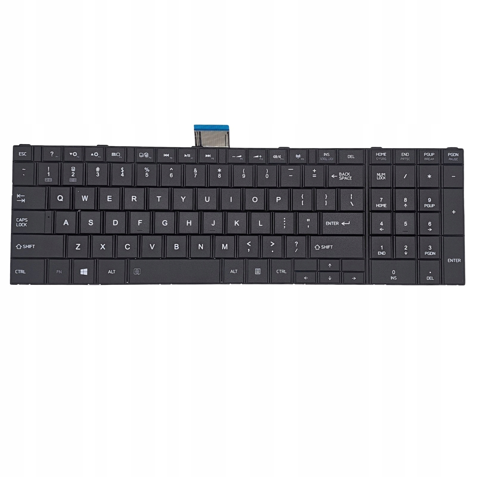 Klawiatura do Toshiba Satellite C50 C55 Series| Us Qwerty Czarna Nowa
