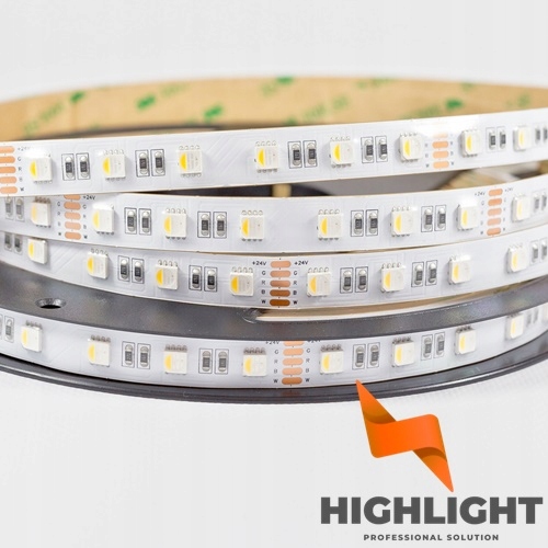 5m Led pásik Rgbw IP65 Teplý 24V 19,2W Pro 60LED