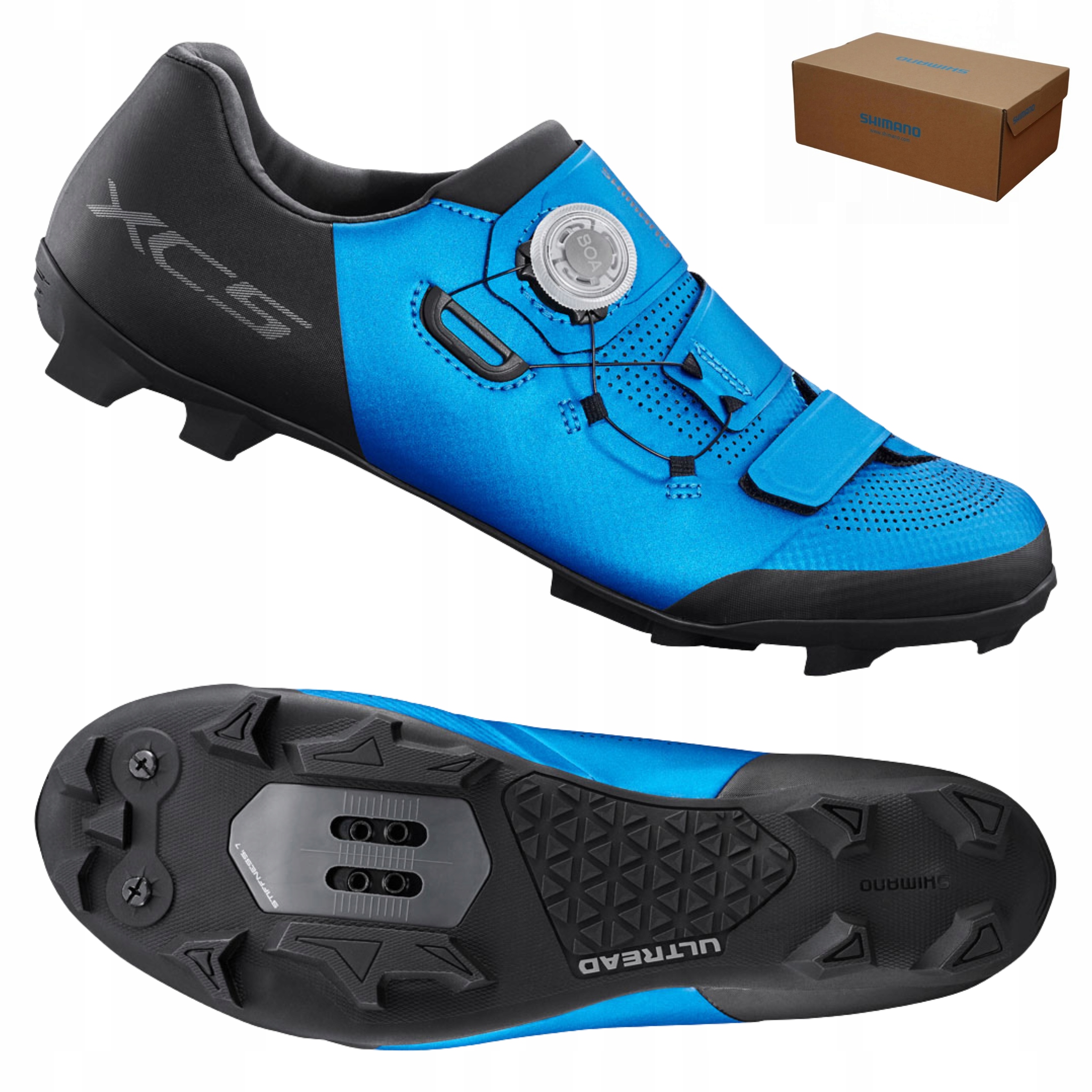 Buty rowerowe Spd Mtb XC Gravel Shimano SH-XC502 XC5 r. 43 Boa Sztywne Box