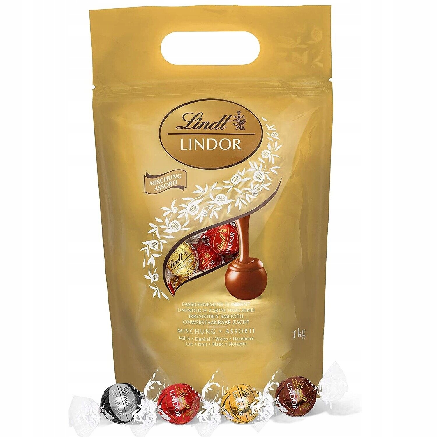 Levně Lindt Mischung 1 kg mléčná/ořech/bílá/dark