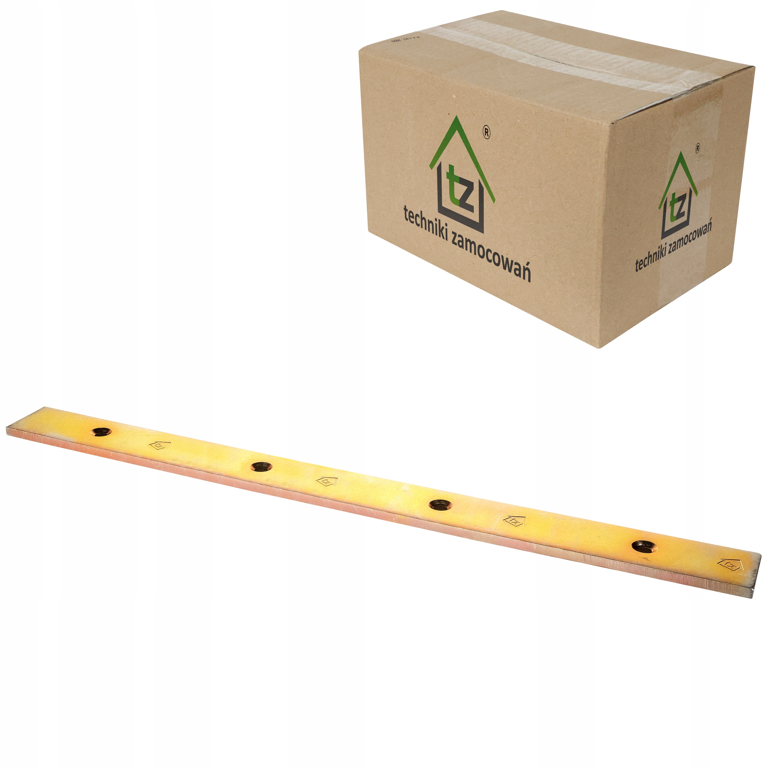 Tesárske spojky úzke 300 x 25 x 4 mm 50 ks oceľové perforované LW7