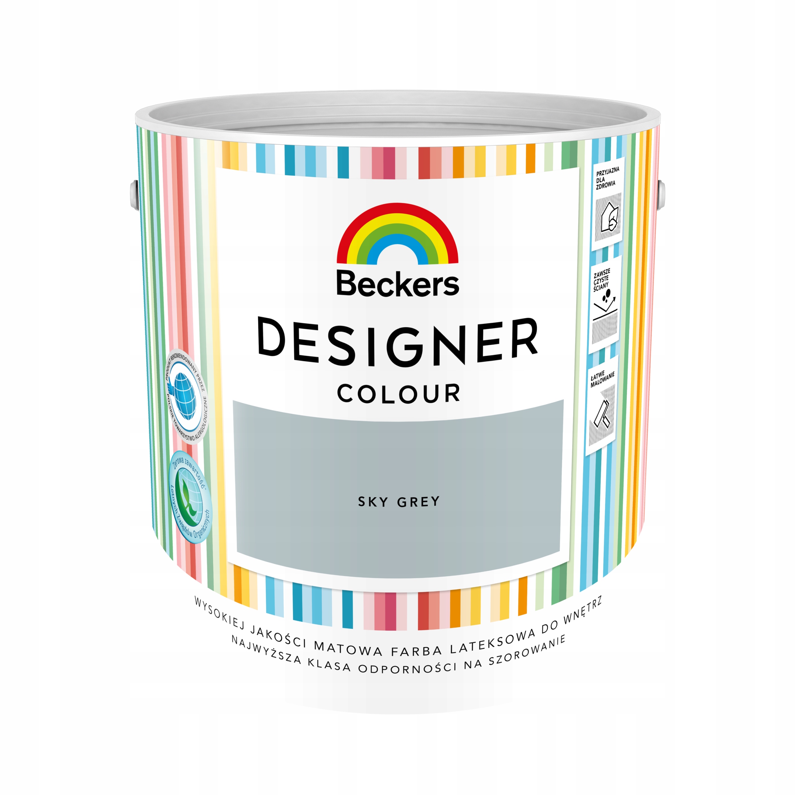 Beckers Designer Colour 2,5L Matná Barva Sky Grey (šedomodrá)