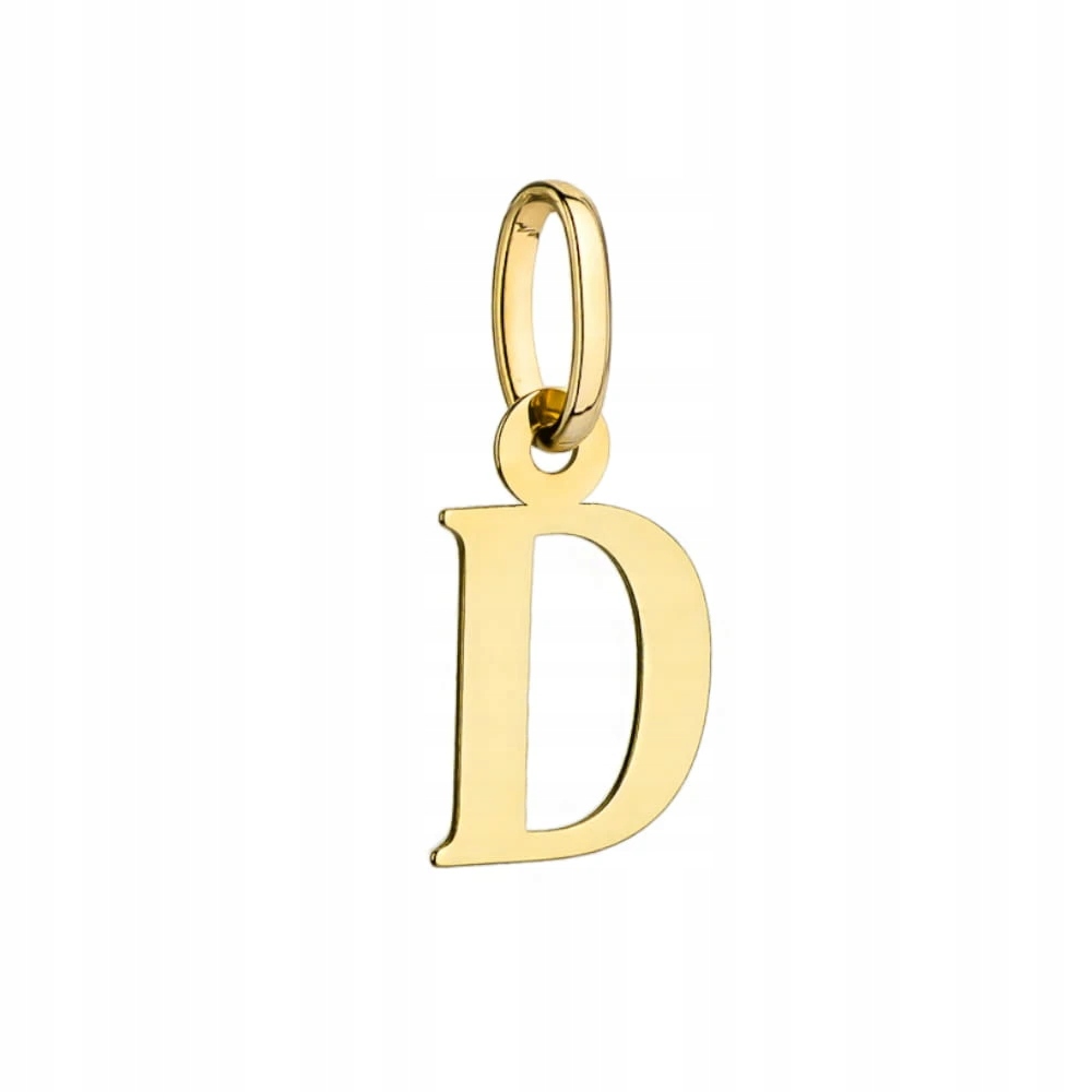 Přívěsek 585 zlaté písmeno D