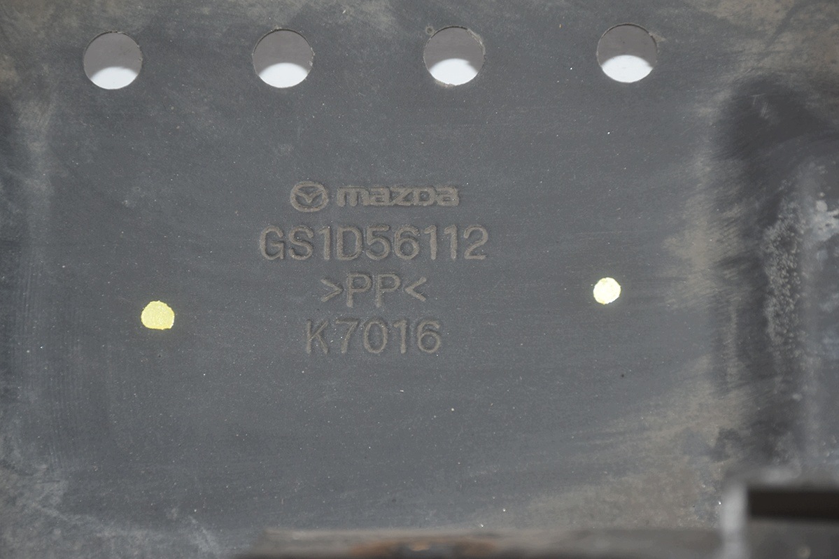 cover below bumper MAZDA 6 II GH GS1D56112