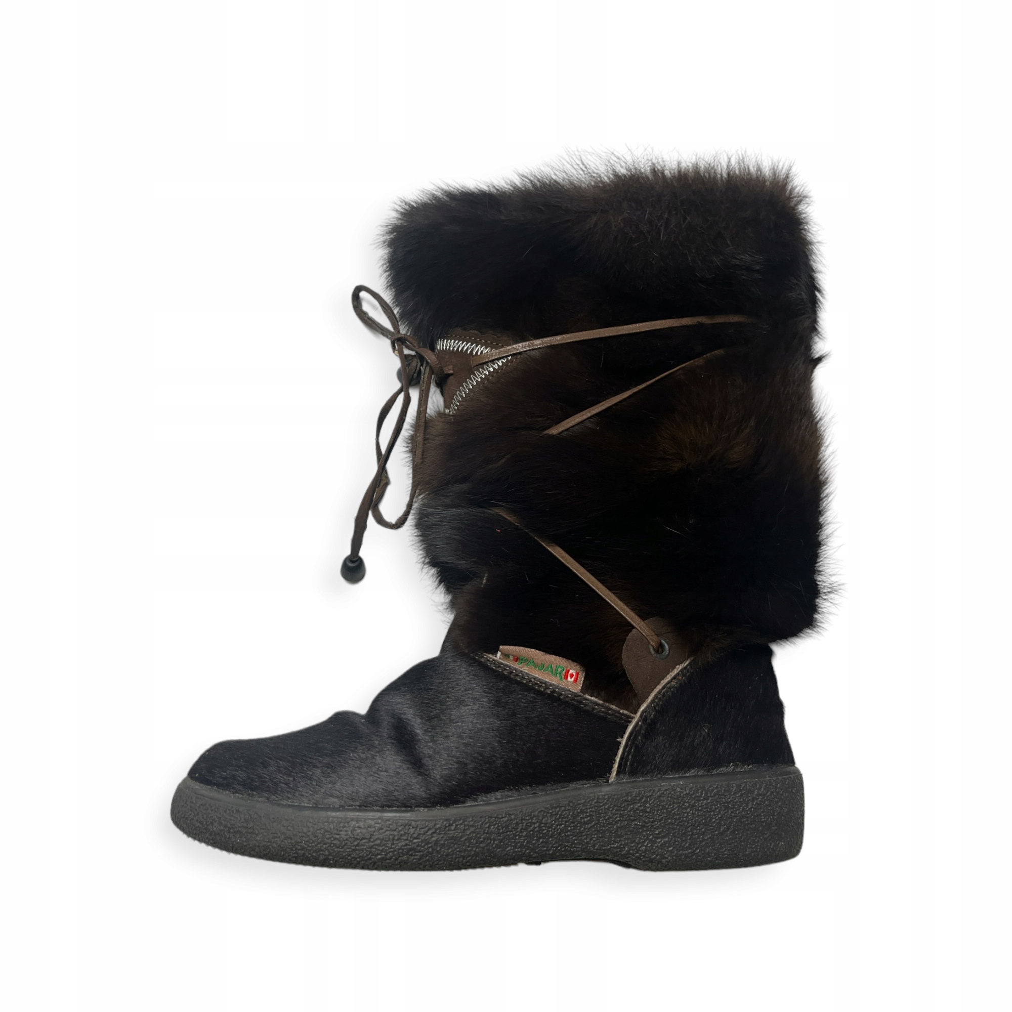 Teplé dámské kozačky hnědé Pajar 38