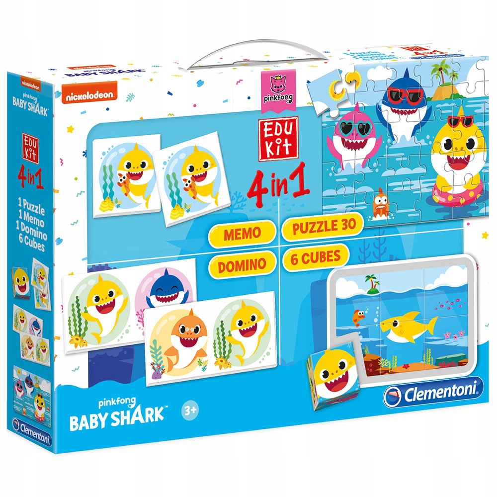 

EduKit 4w1: Puzzle i gry: Baby Shark (18099)