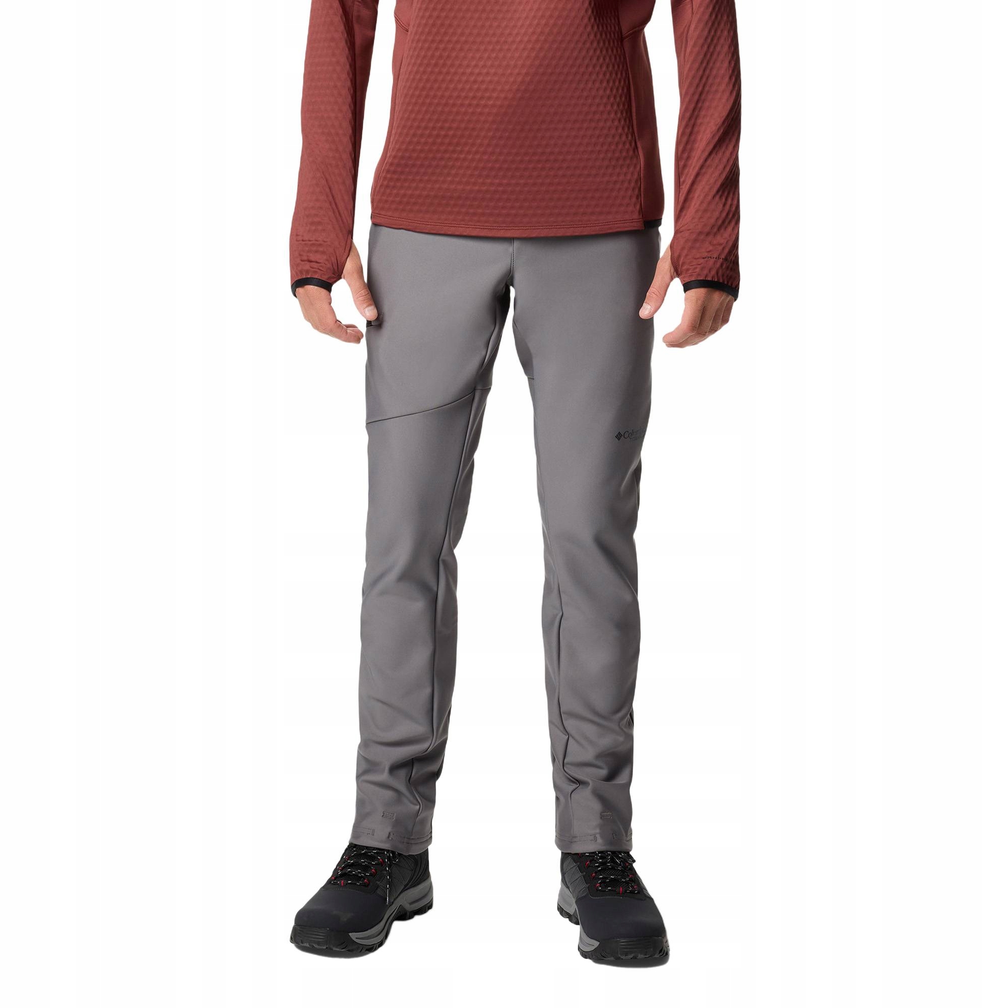Spodnie softshell męskie Columbia Vast Canyon Softshell city grey 34/30