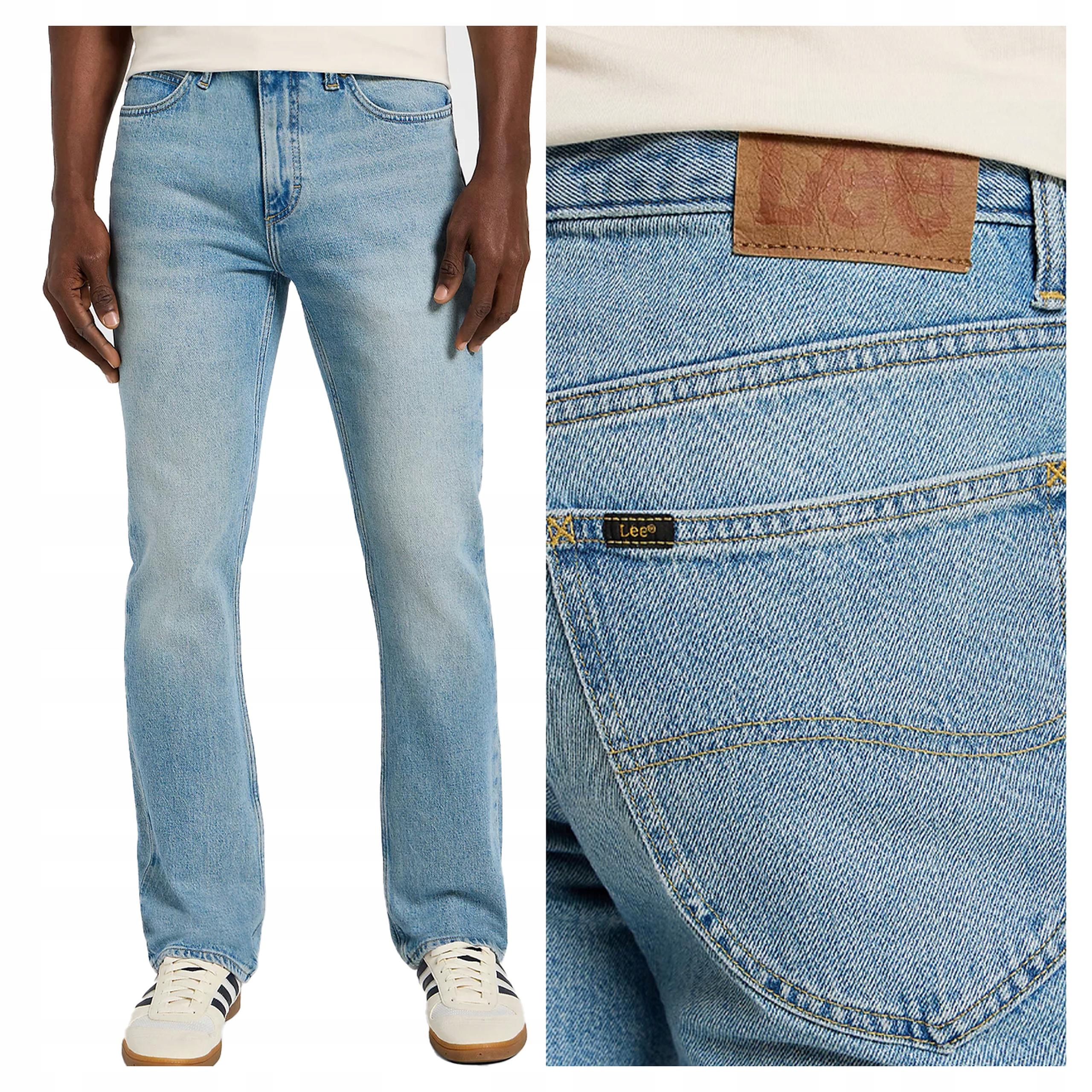 Lee Leon W34 L34 Pánské džíny Jednoduché