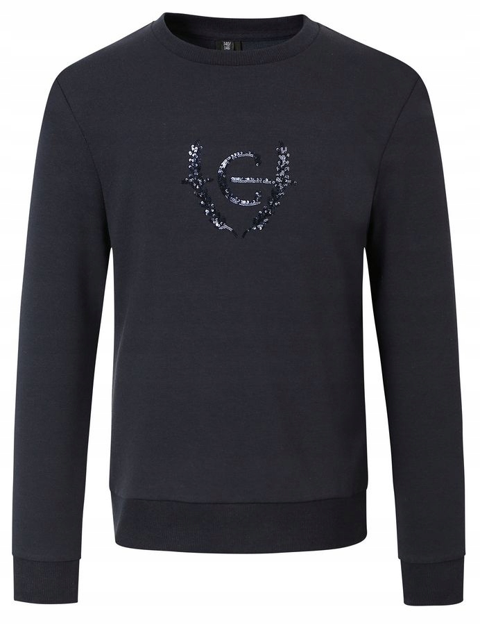 Bluza Sweter dziecięcy z naturalnej bawełny Covalliero granatowy r.164/170
