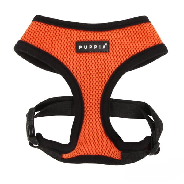 Levně postroj pro psa nebo kočku Puppia soft oranžový velikost: XL
