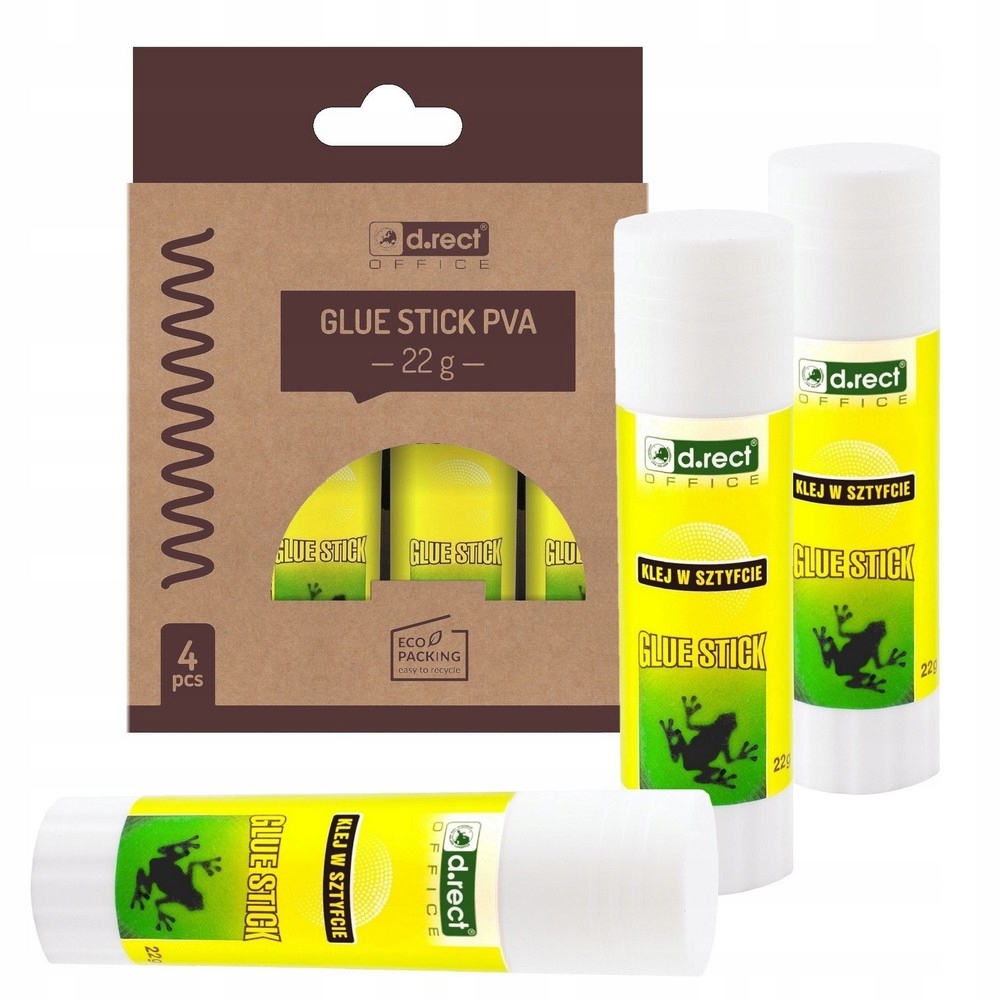 

Klej W Sztyfcie Niebrudzący Zmywalny 22g 4szt