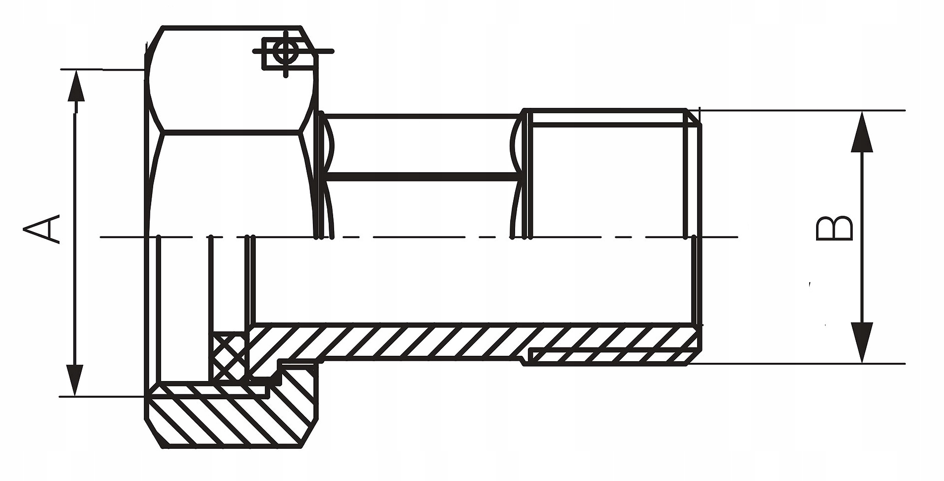 KOMPLET ŚRUBUNKI DO WODOMIERZA 1/2'' CALA DN15 Marka BMeters