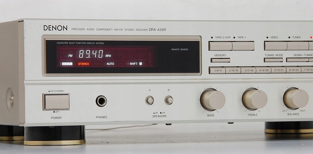 DENON DRA-435R SOLIDNY AMPLITUNER STEREO PRE OUT ! Marka Denon