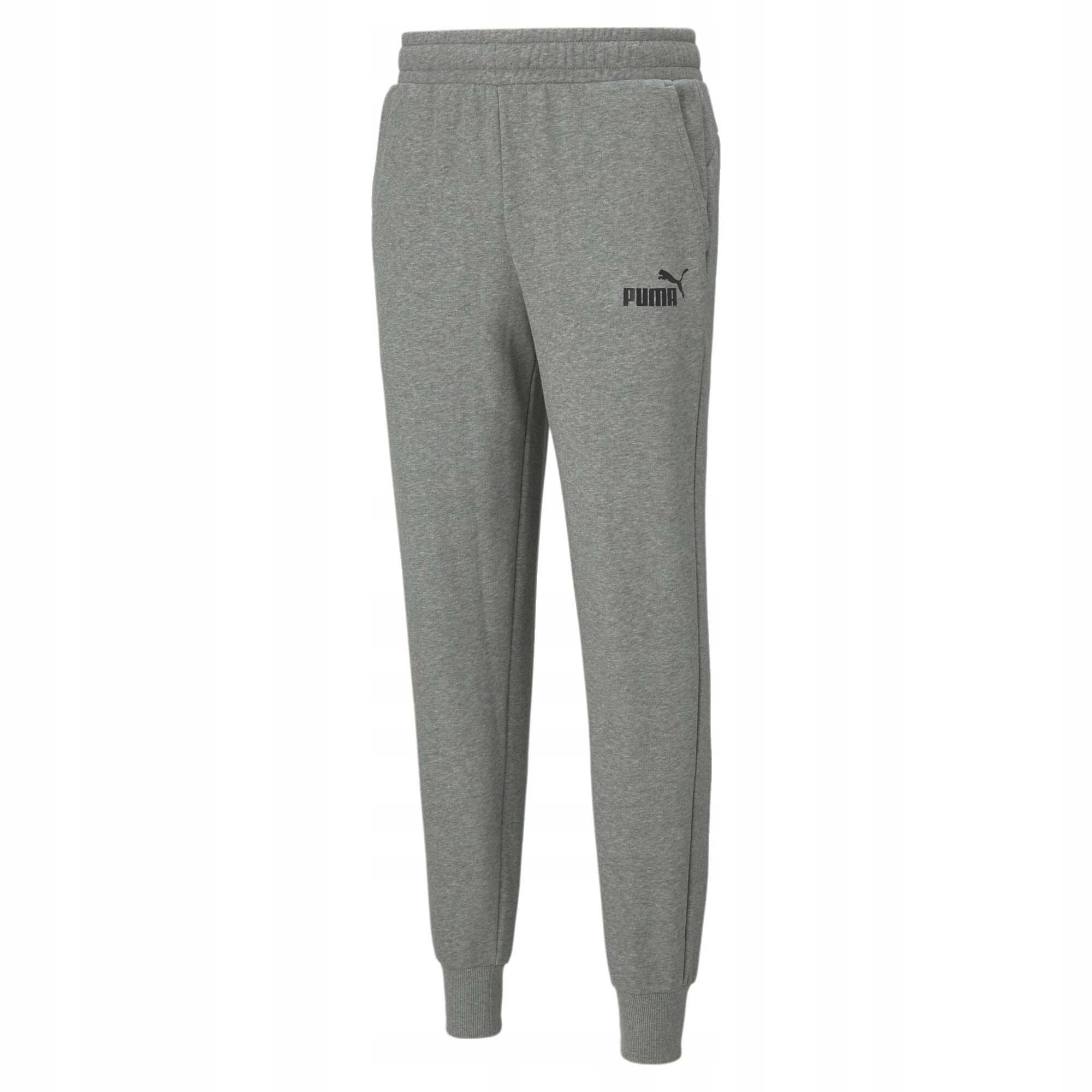 Puma Kalhoty M Ess Logo Pants Tr CL Medium Grey