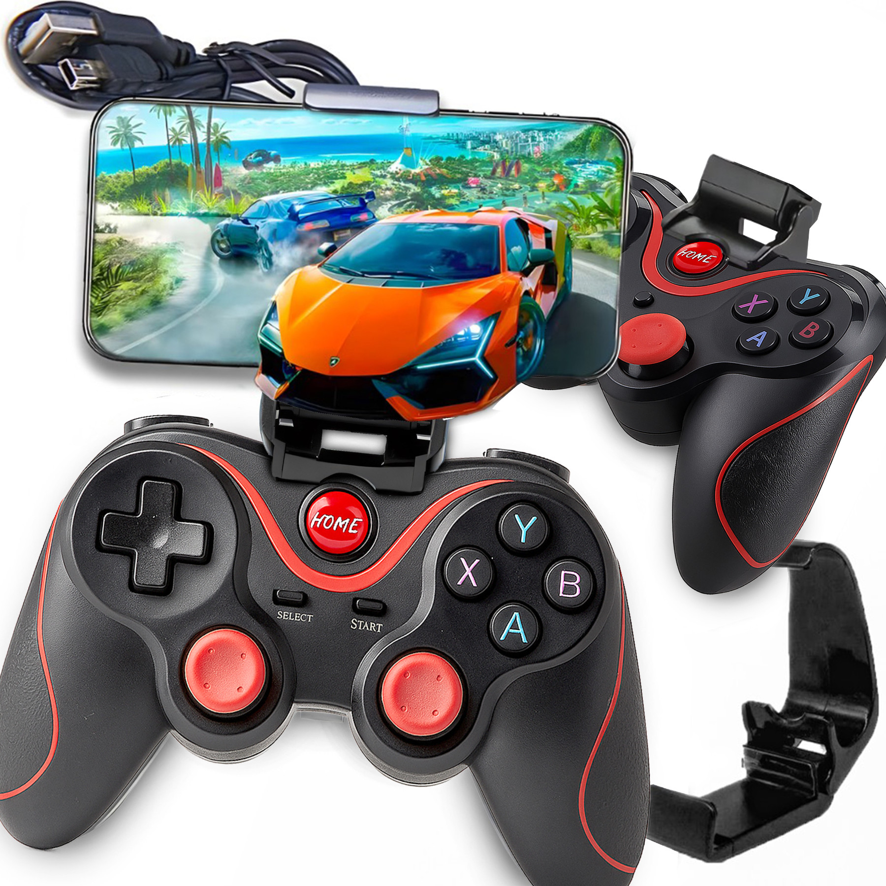 BEZPRZEWODOWY GAMEPAD PAD DO TELEFONU ANDROID iOS BLUETOOTH 4.0 KONTROLER