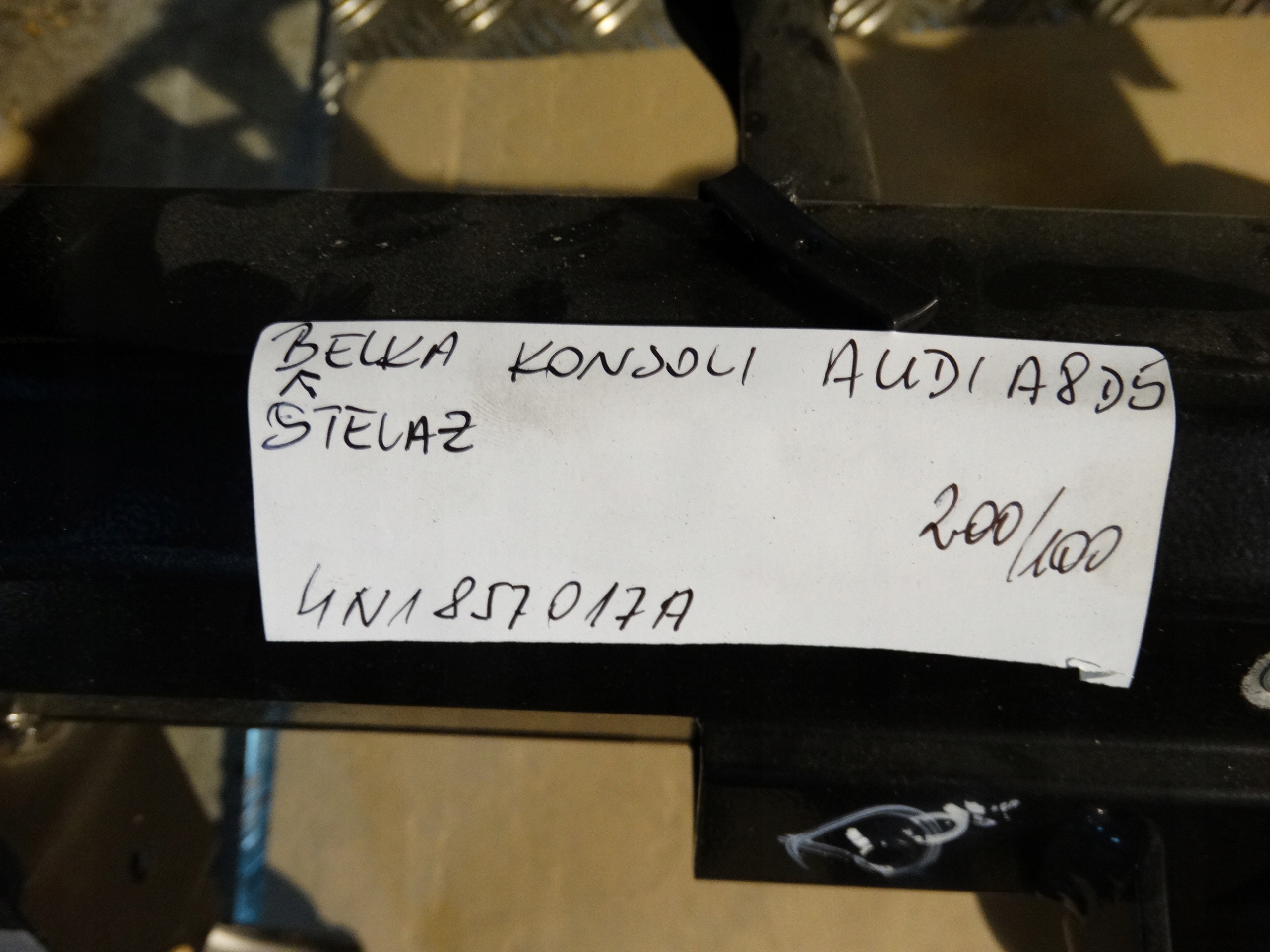 IDEALNY support sider consoles AUDI A8 D5 1