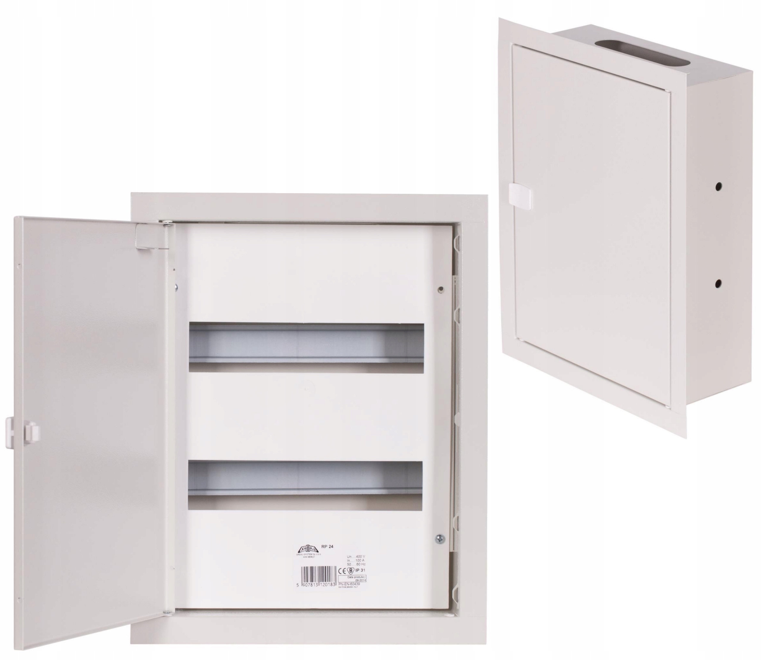 

Rozdzielnica podtynkowa skrzynka elektryczna 2x12