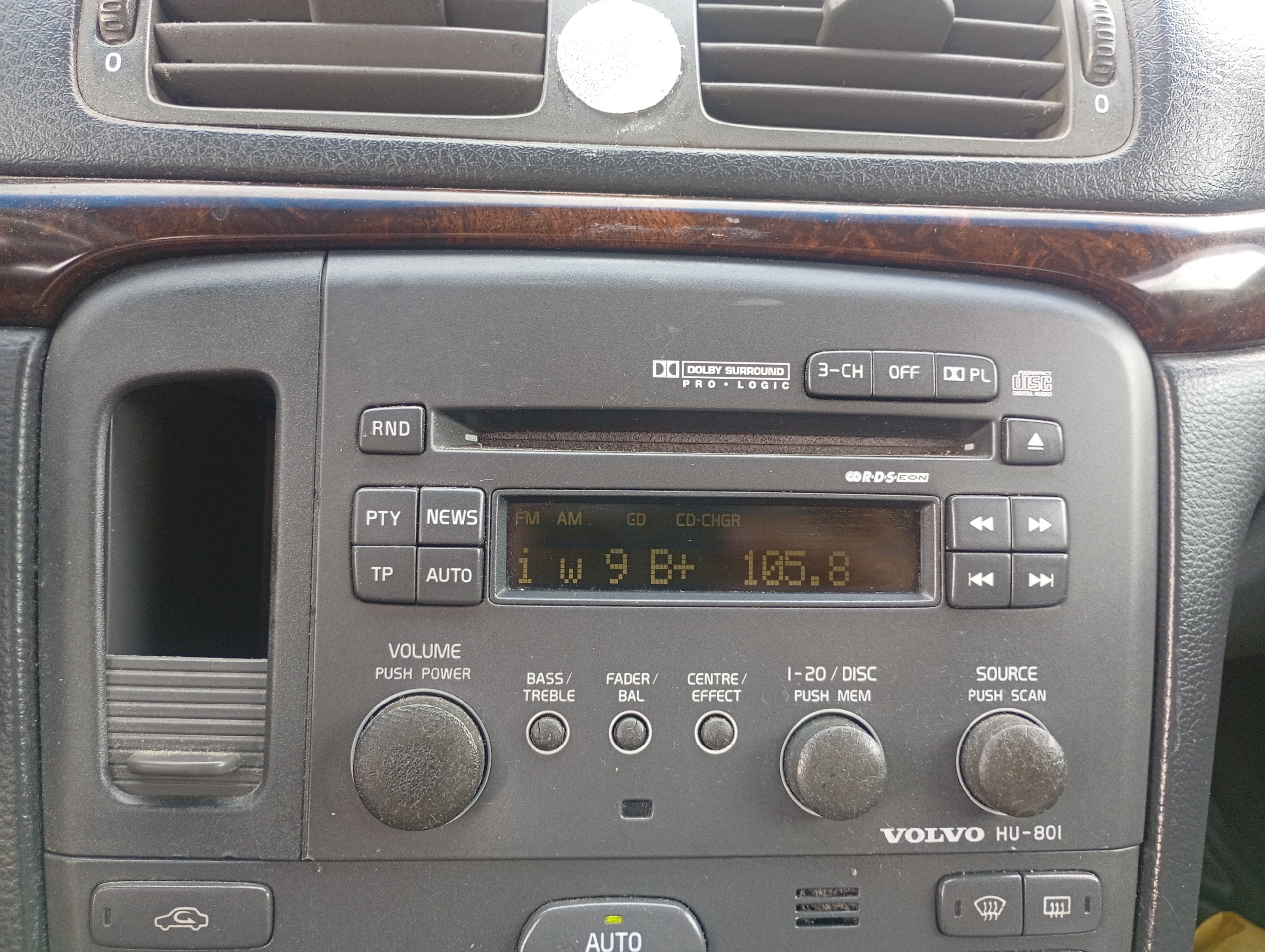 RADIO original CD fehlt code VOLVO S80 1 und 98-06