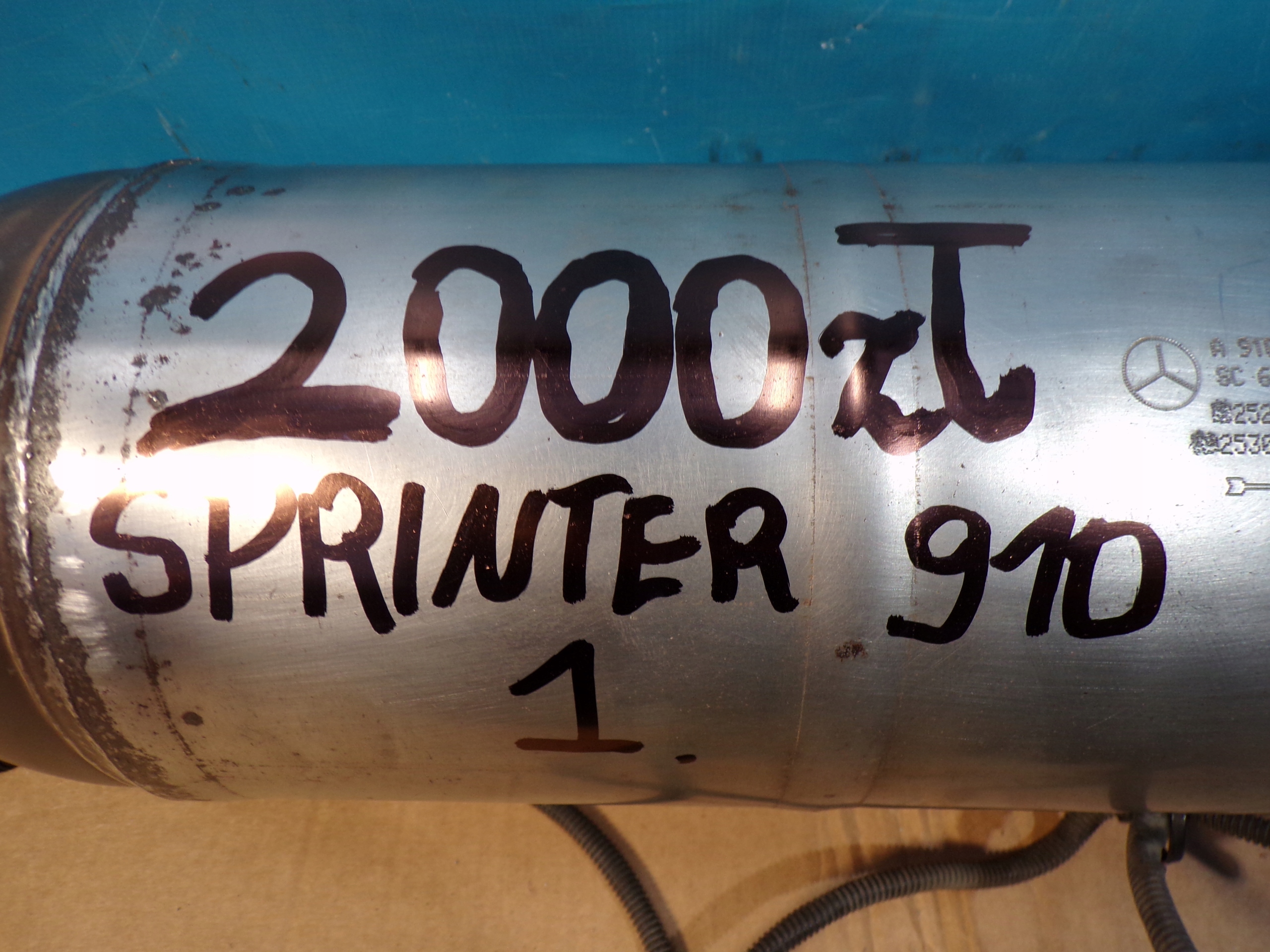 SPRINTER 910 907 catalyst filter czastek stalych DPF front naped