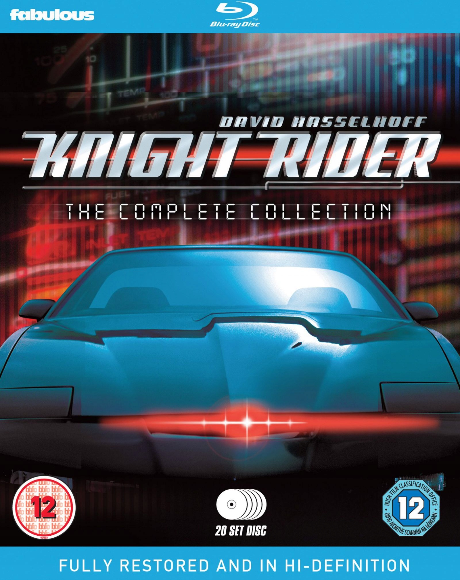 . Nieustraszony / Knight Rider | sezony 1-4 | 20 Blu-ray | David Hasselhoff
