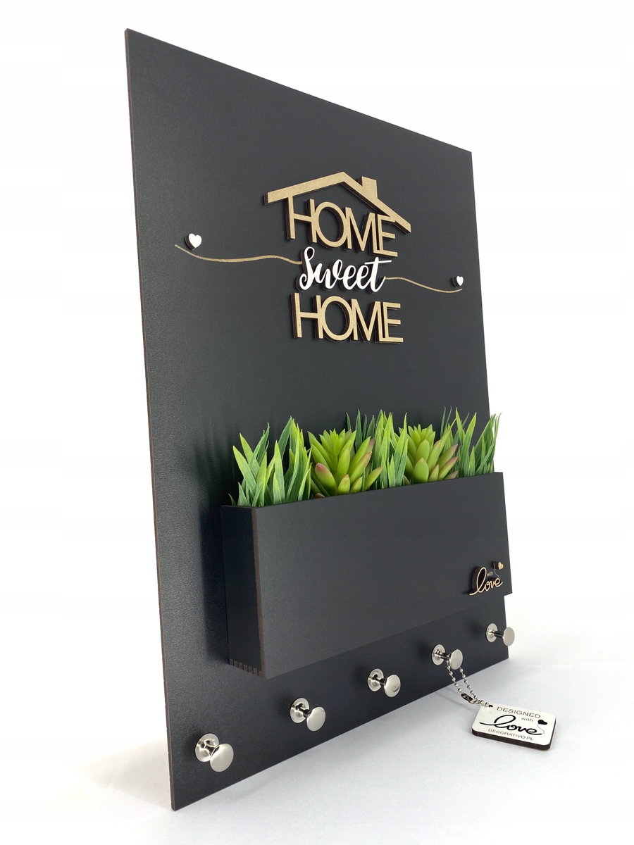 Wieszak na klucze Home Sweet Home DECOR-215 Kod producenta DECOR-215