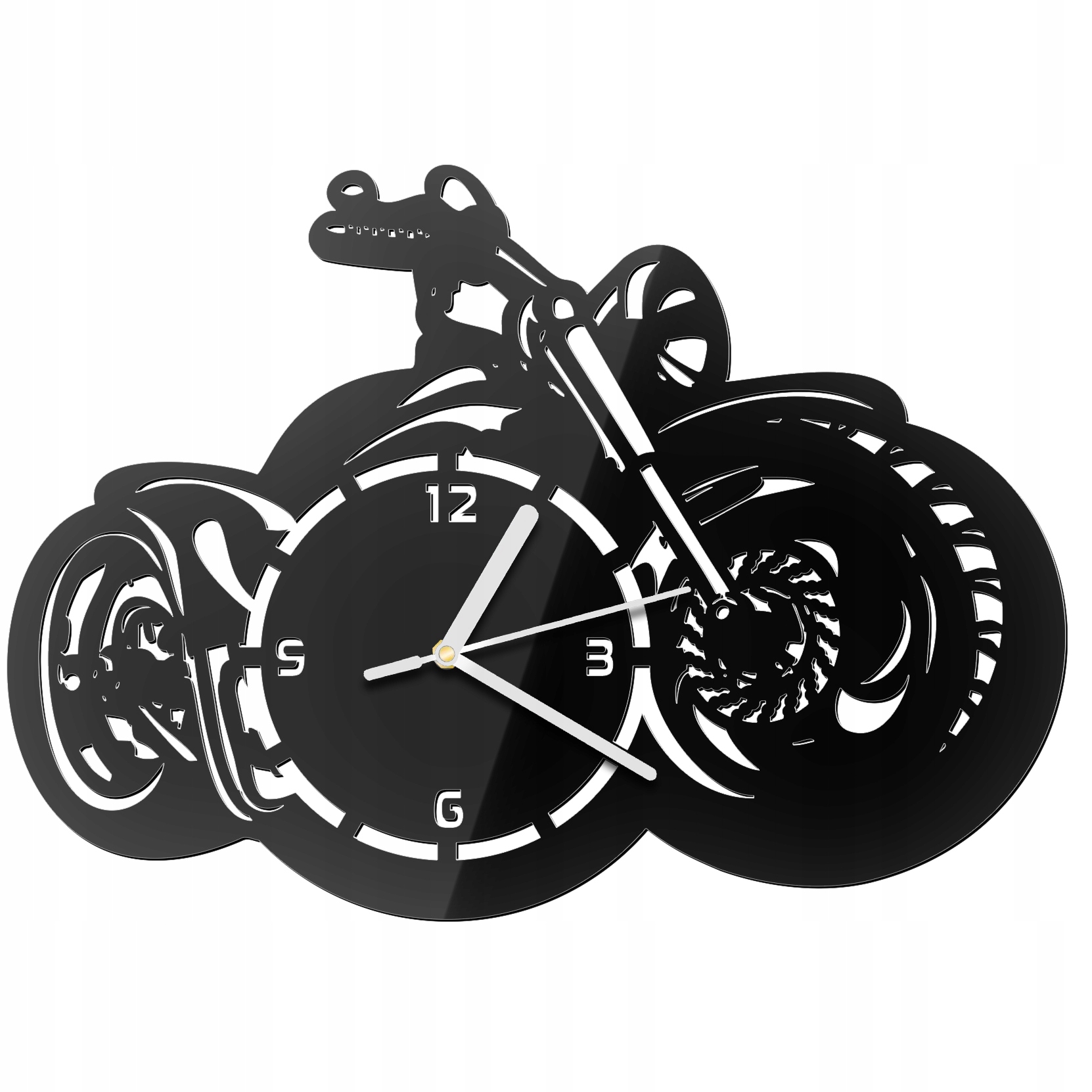 

Zegar Na Ścianę Ścienny Efekt Motor Motocykl