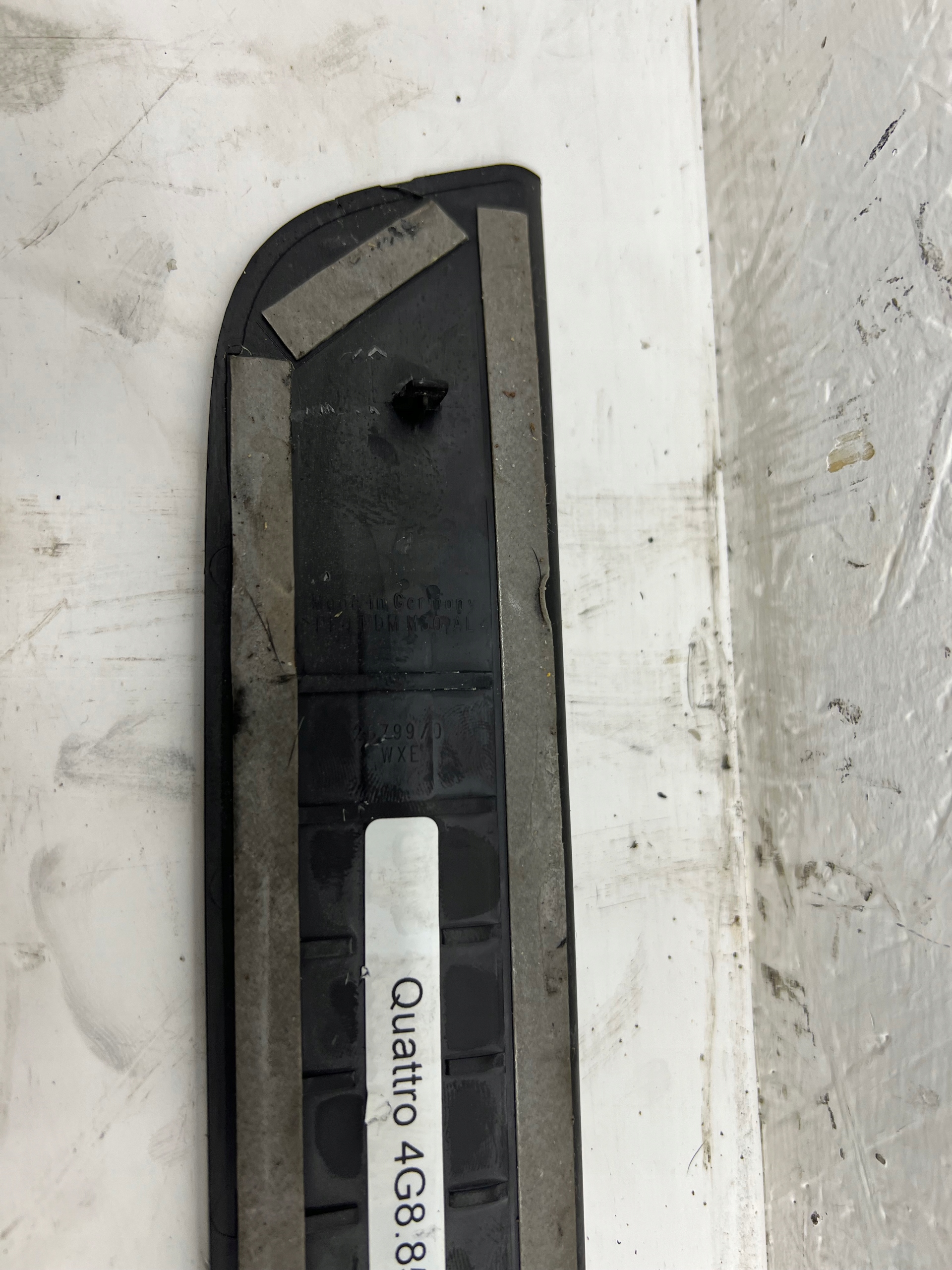 moulding threshold QUATTRO left rear part left rear AUDI A7 4G 10- 4G8853375K