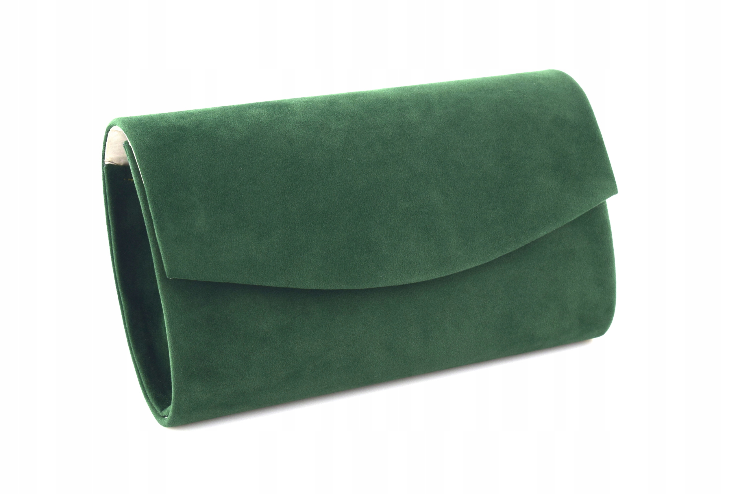 Torebka damska kopertówka zielona LaModa LA14 Skóra eko zamsz POLSKA Kod producenta LA14