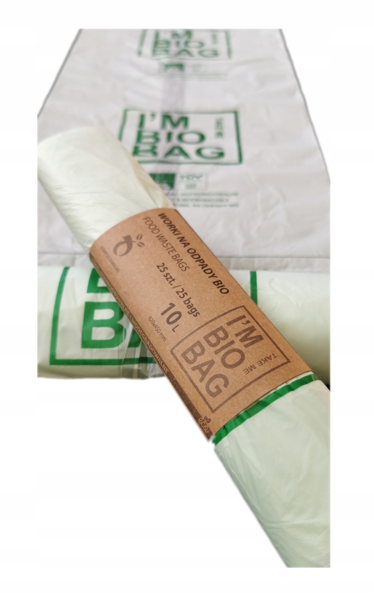 Biodegradowalne Kompostowalne worki 10L 25 szt