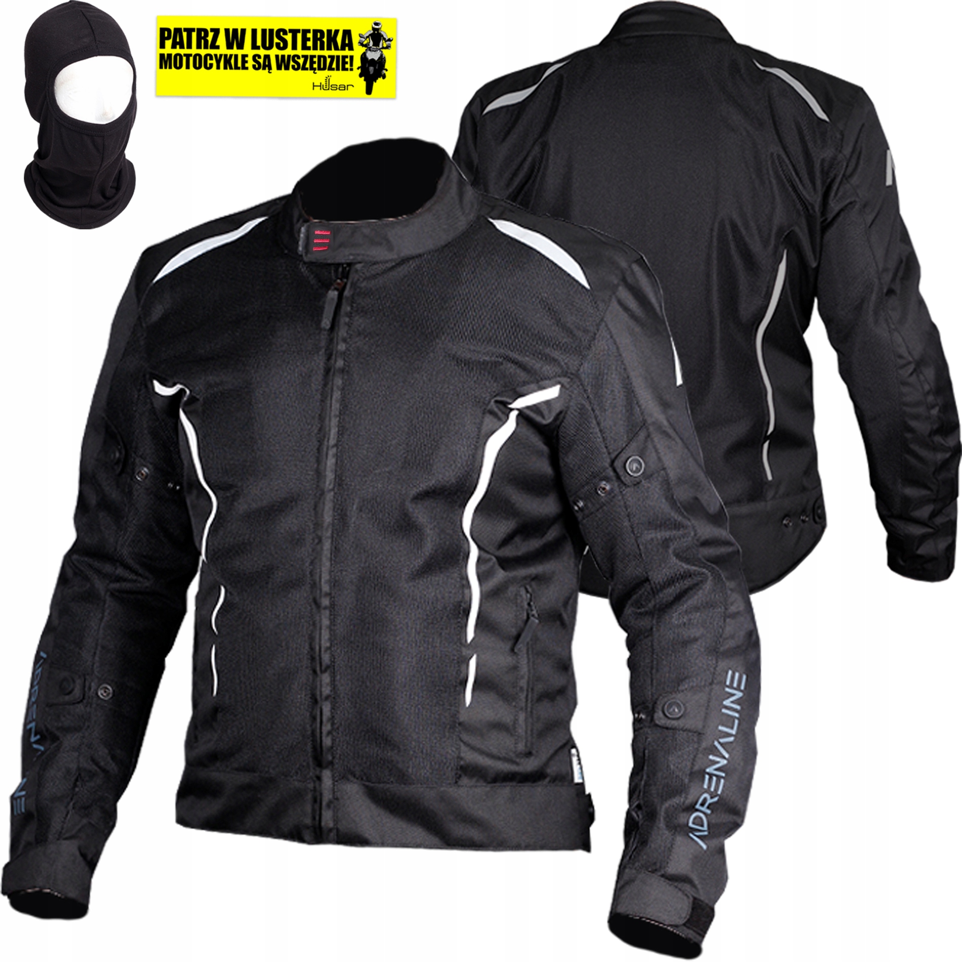

Kurtka Motocyklowa Adrenaline Meshtec czarna XL