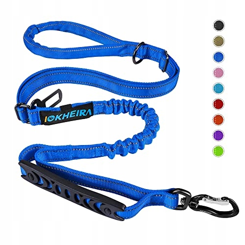Levně Iokheira Vodítko pro psy nastavitelná 1,2 m 1,5 m s bezpečnostními pásy