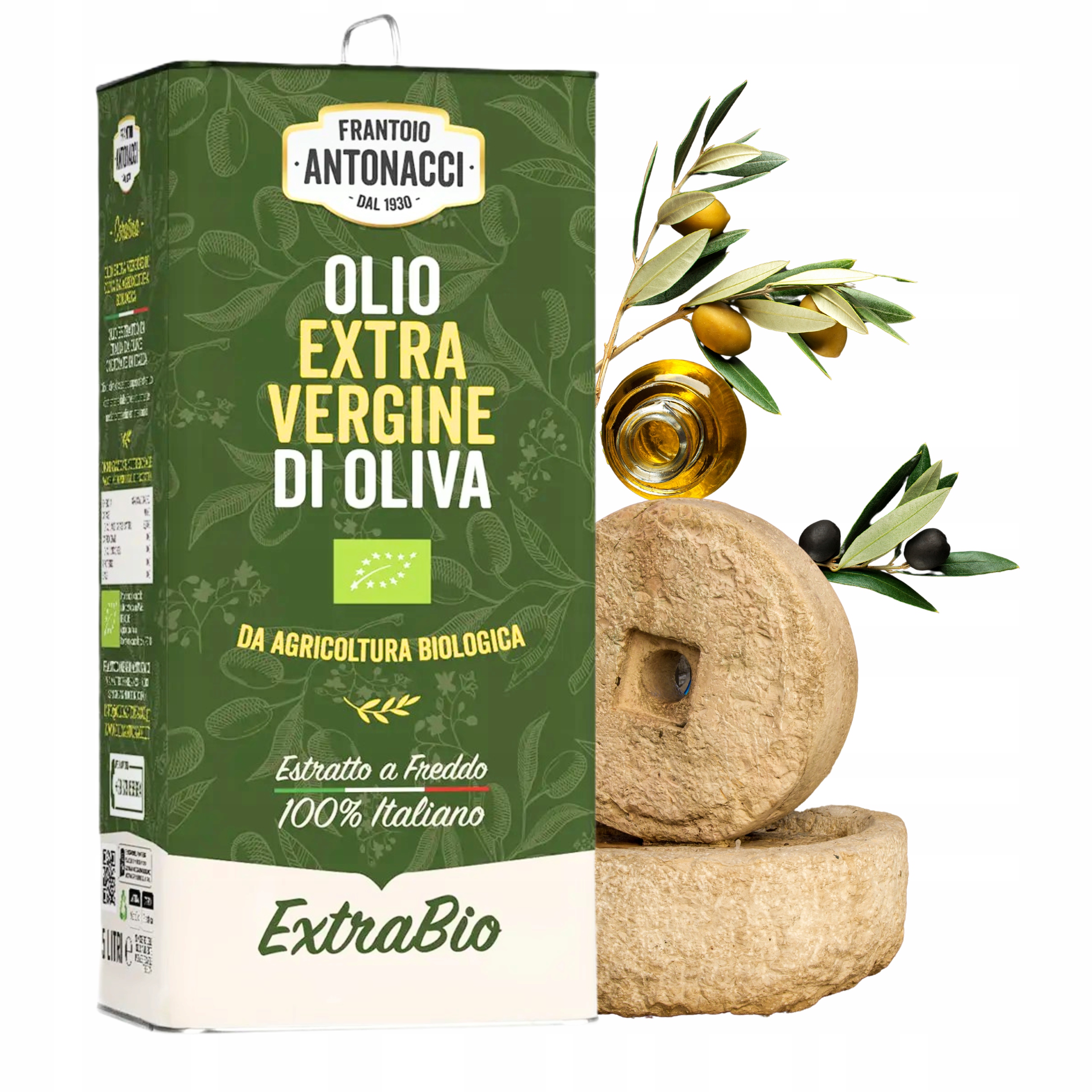 Levně Jemný olej Bio Extra Virgin Extrabio Antonacci 5L sklizeň 2025 Italský