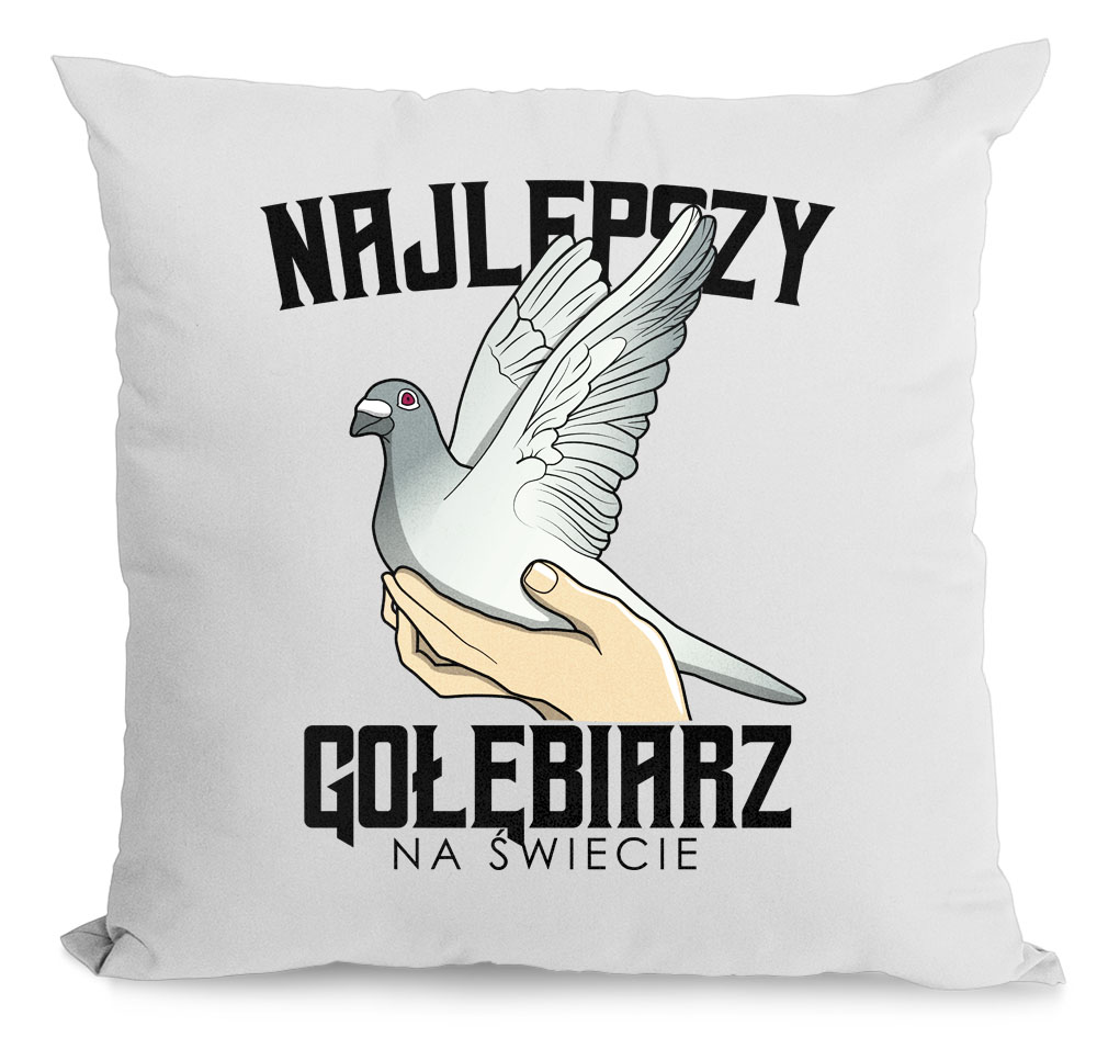 

Poduszka dla Gołebiorza gołąb z gołębiem
