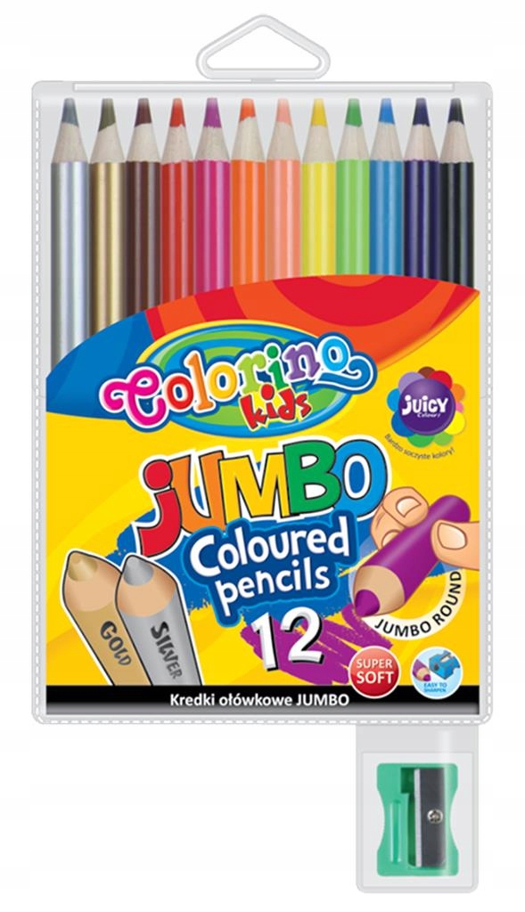 

Kredki ołówkowe okrągłe Jumbo, t