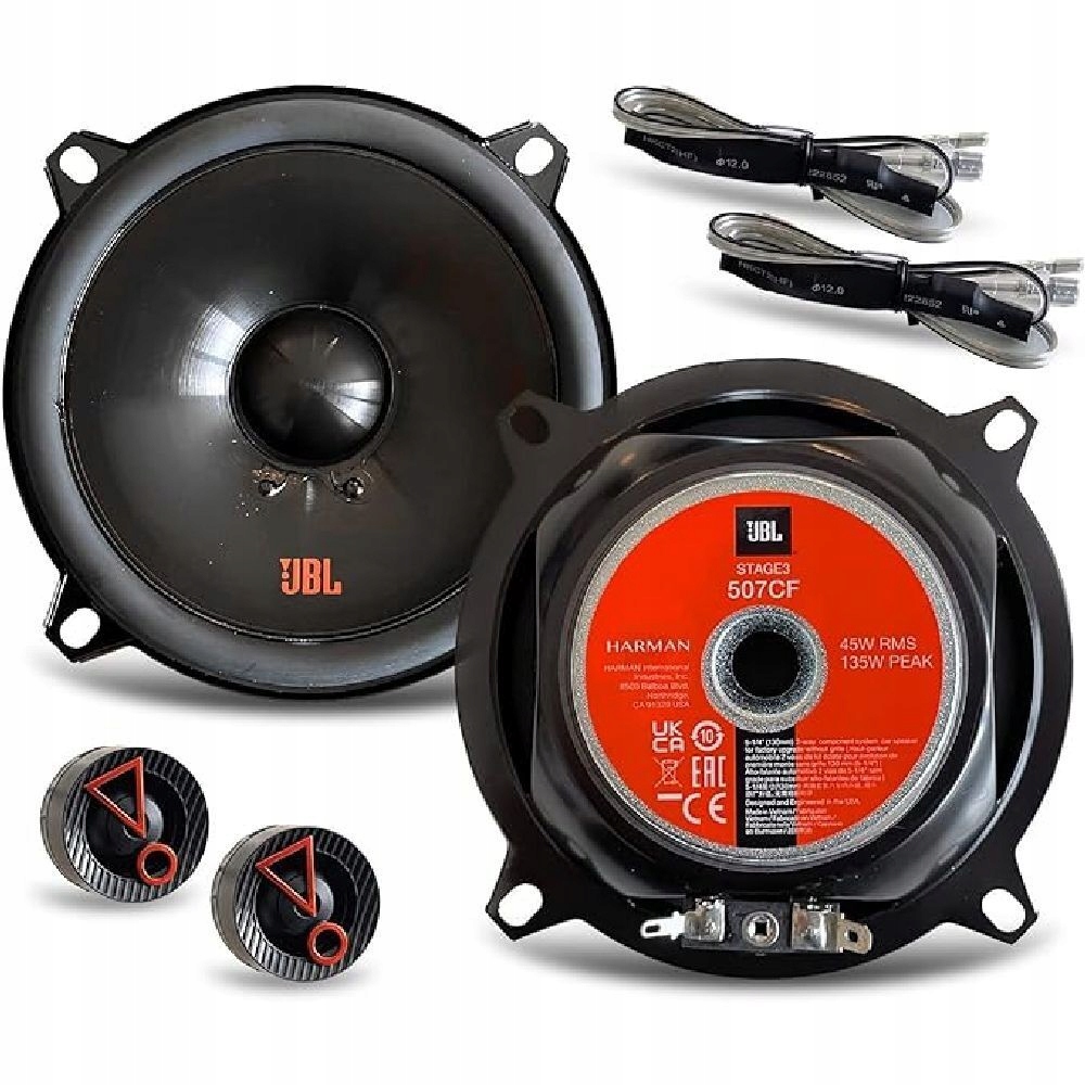Jbl Stage 3 507CF Reproduktory do auta 13 cm 130 mm Systém výhybky