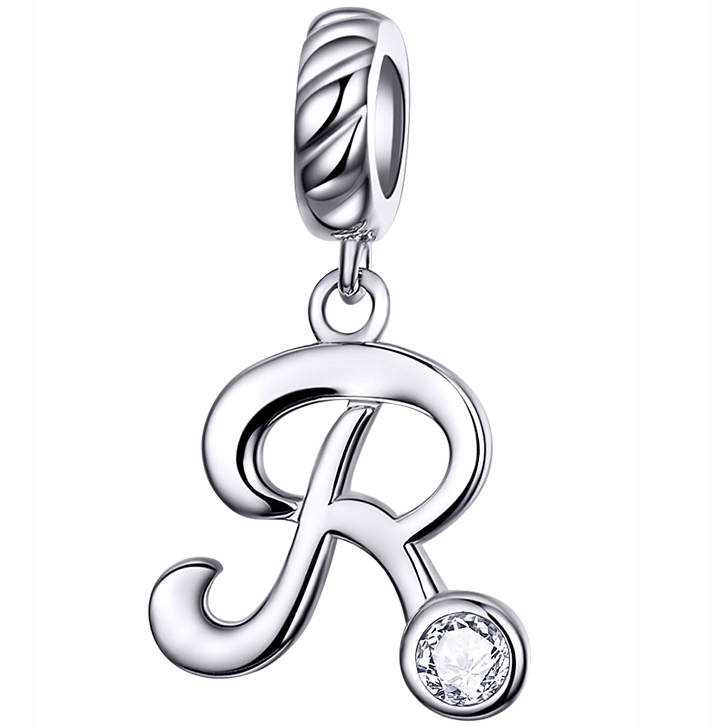 

Charms Literka R do Pandora srebro 925 koralik