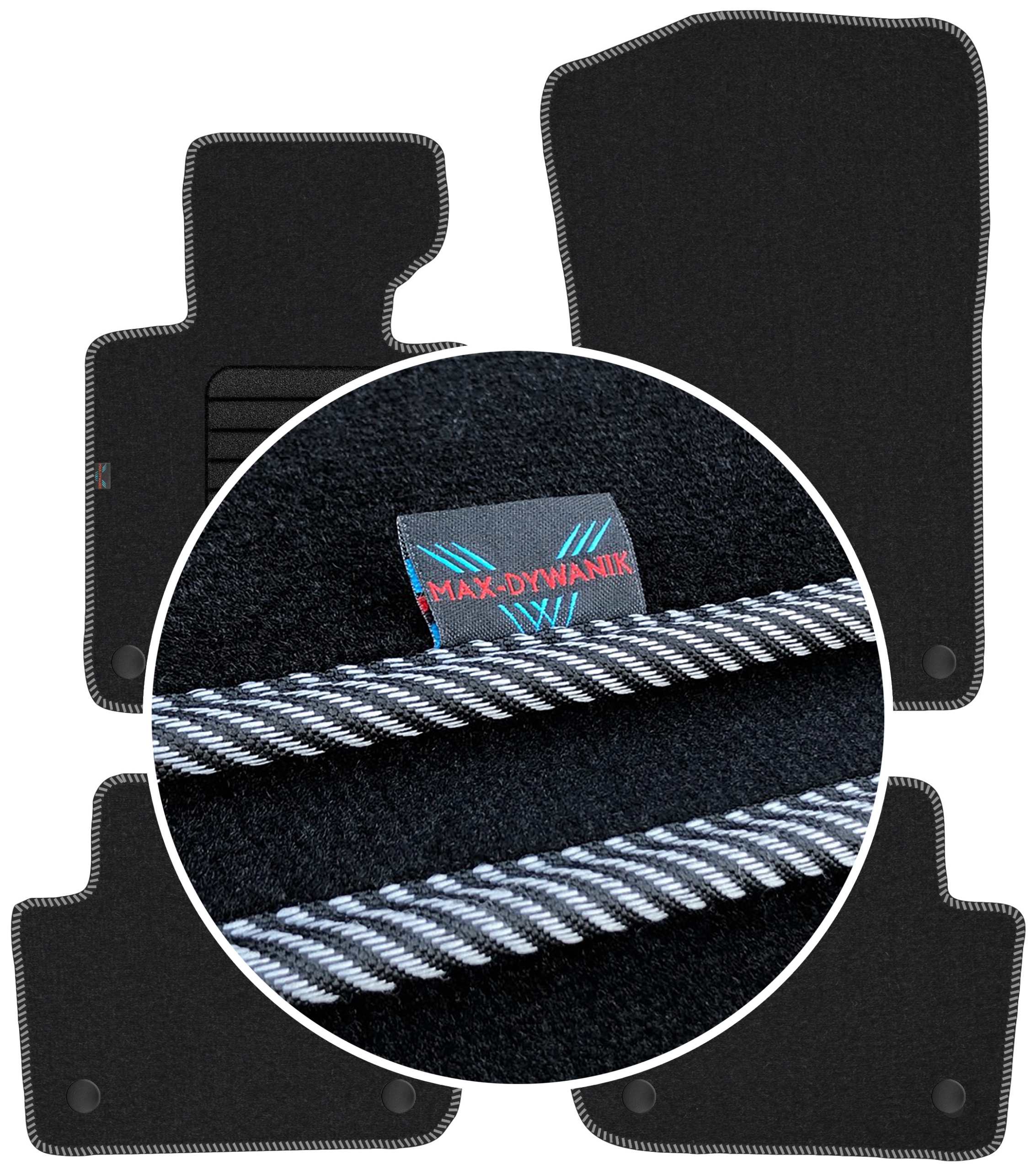 Bmw X3 E83 2003-2010 Velurové autokoberce Koberce