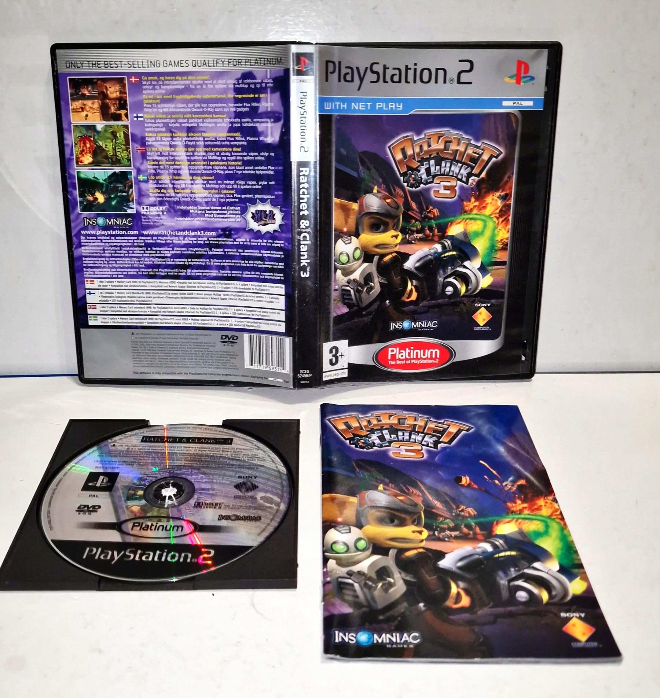 RATCHET & CLANK 3 PS2 CZYTAJ OPIS !!!