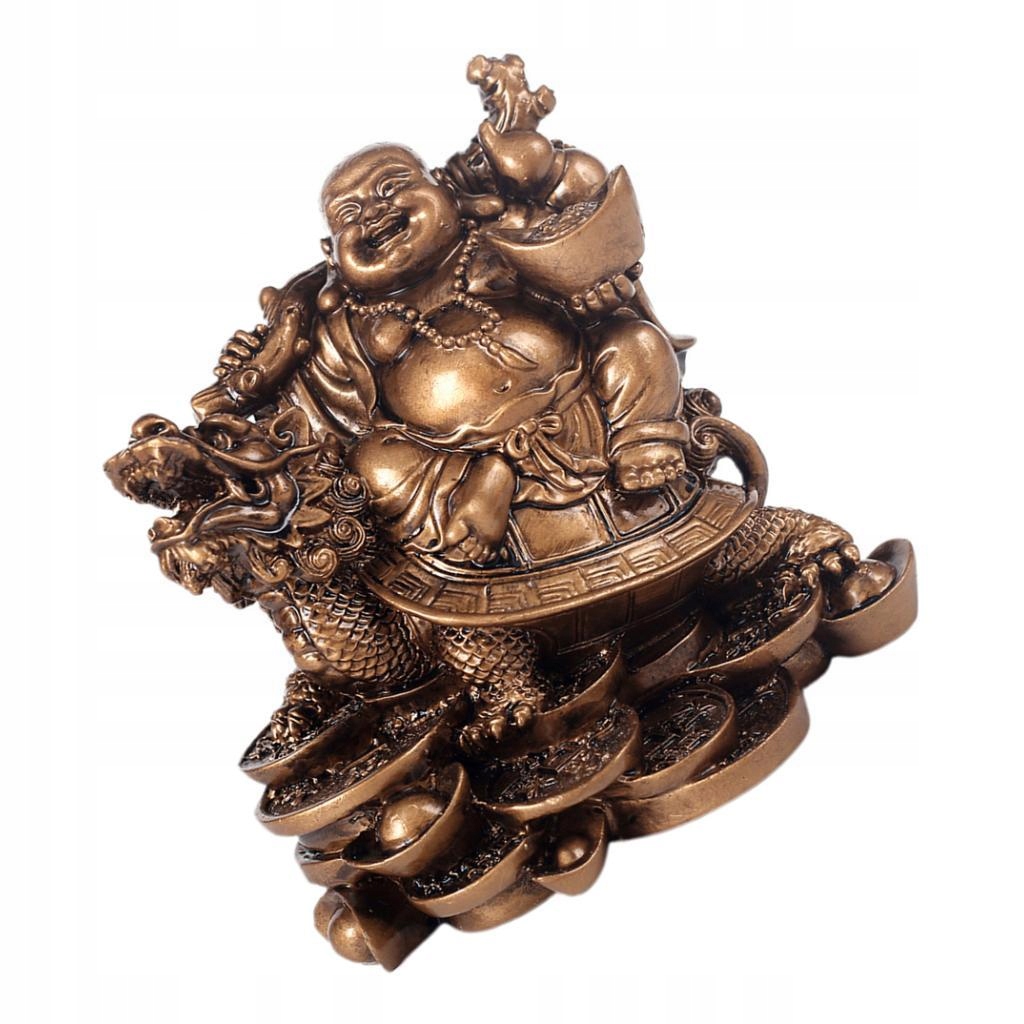 5-calowy Feng Shui Śmiejący się Budda w interesach Typ uchwytu HEX 19