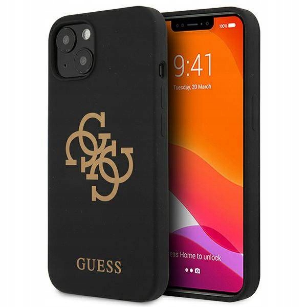 Pouzdro pro iPhone 13 mini Guess GUHCP13SLS4GGBK